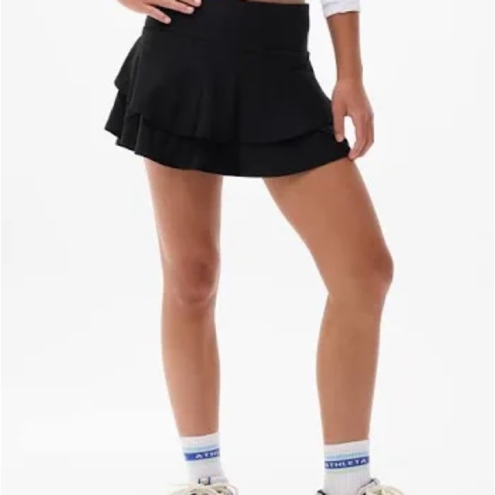 Athleta girls Black Athletic Skirt